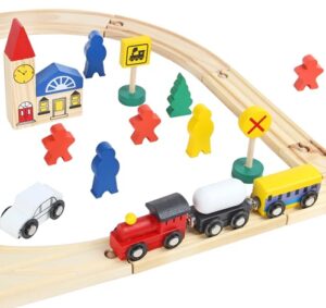 9612 *TREN en la Ciudad d/Madera*  (38x24 cm.) 48 Pcs. - Imagen 3