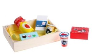 9732 *ALIMENTOS DE MADERA e/Caja Tipo Rejilla de Madera* (17x13 cm.) 7 Pcs. - Imagen 2