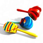 5277 *CASTAÑUELA c/MANGO en Madera* (5.7x 18 cm.) INDIVIDUAL 5 Diferentes. - Imagen 4