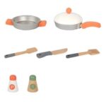 9242 *COCINA VERDE Y NARANJA d/Madera* (69.5x86 cm.) +8 Accesorios. - Imagen 5