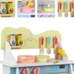 5738 *COCINITA Verde de Madera* (35x37 cm.) +7 Accesorios. - Imagen 6