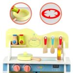 5738 *COCINITA Verde de Madera* (35x37 cm.) +7 Accesorios. - Imagen 7