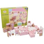 9862 *MUEBLES MINIATURA de Madera* (53.50x26 cm.) 22 Pcs. - Imagen 6