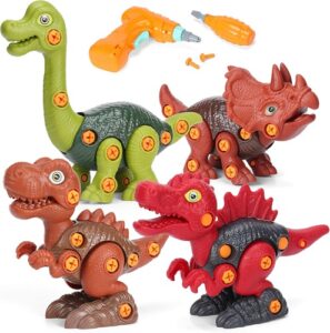 2564 *DINOS de Ensamble* (33.5x36 cm.) 4 Pcs.