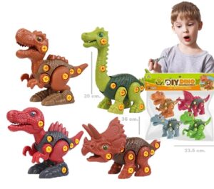 2564 *DINOS de Ensamble* (33.5x36 cm.) 4 Pcs. - Imagen 4