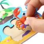 3010 *Rompecabezas c/Pijas de 3 Piezas* (11x11 cm.) 13 Diferentes. - Imagen 4