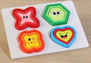 3012 *Rompecabezas de Secuencias Lógicas Tamaños y Figuras* (22.5x18 cm.) 5 Diferentes. - Imagen 5