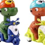 4377 *Dino en Moto de Fricción* (11x15 cm.) INDIVIDUAL - Imagen 3