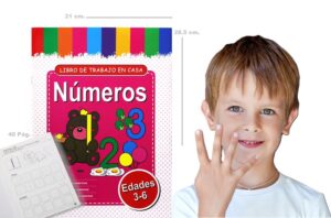 8231 *Números Cuaderno d/Trabajo en Casa* (21x28.5 cm.) 40 Pág. - Imagen 2