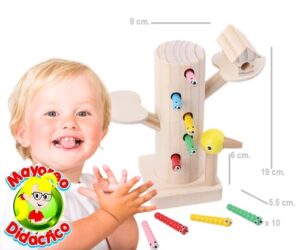 0364 *ATRAPA GUSANOS Pájaro Carpintero* (14x19.5 cm.) 14 Pcs. - Imagen 6