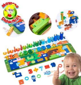 2054 *Tablero de Actividades TETRIS 4 en 1* (45x17.5 cm.) 92 Pcs. - Imagen 2