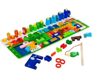2054 *Tablero de Actividades TETRIS 4 en 1* (45x17.5 cm.) 92 Pcs. - Imagen 3