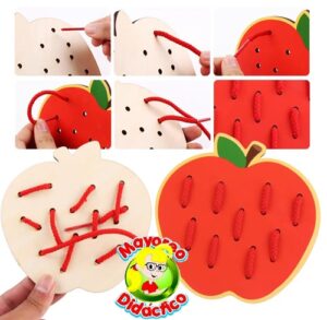 2624 *PANELES DE FRUTAS p/Enhebrar* (20x19.5 cm.) 4 Pcs. - Imagen 2