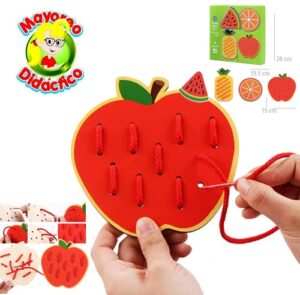 2624 *PANELES DE FRUTAS p/Enhebrar* (20x19.5 cm.) 4 Pcs. - Imagen 3