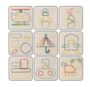 9934 *GEOPLANO MADERA GRUESA c/Apoyo Visual* (15x15x1.5 cm.) 72 Pcs. - Imagen 4