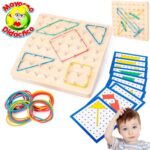 9934 *GEOPLANO MADERA GRUESA c/Apoyo Visual* (15x15x1.5 cm.) 72 Pcs. - Imagen 5