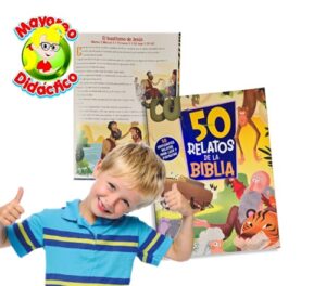 0026 *50 RELATOS DE LA BIBLIA* (22x29 cm.) 60 Pág. - Imagen 2