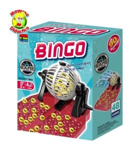 0490 *BINGO 90 Números* (20x24 cm.) Bingo+48 Tarjetas+90 Números.