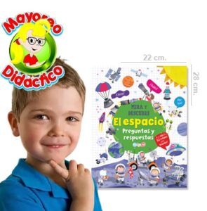 2584 *¿? & = EL ESPACIO* (22x28 cm.) 12 Pág. Cartón c/Ventanitas.