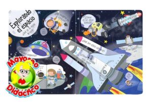 2584 *¿? & = EL ESPACIO* (22x28 cm.) 12 Pág. Cartón c/Ventanitas. - Imagen 2