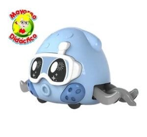 7698 *PULPO c/Ruedas* 14.5x7.5 cm.) 4 Colores Diferentes.