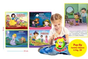 9262 *CUENTOS CLÁSICOS Pop-Up 3D* (24x19 cm.) 8 Pág. 4 Diferentes. - Imagen 2