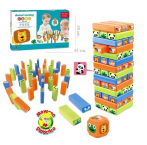 3030 *JENGA Identifica Animales* (30x20.5 cm.) 40 Pcs. - Imagen 3