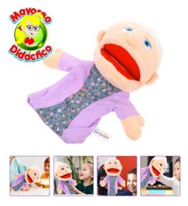 0734-ABUELA *Guiñol de Mano FAMILIA BOCONA* (30x35 cm.) - Imagen 2