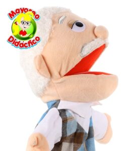 0734-ABUELO *Guiñol de Mano FAMILIA BOCONA* (30x35 cm.) - Imagen 3