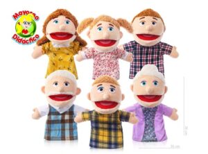 0734-NIÑO *Guiñol de Mano FAMILIA BOCONA* (30x35 cm.) - Imagen 4