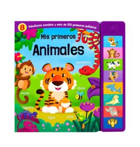 1533 *SONIDOS de mis PRIMEROS ANIMALES* (26.5x26.5 cm.) 8 Pág. CARTÓN.