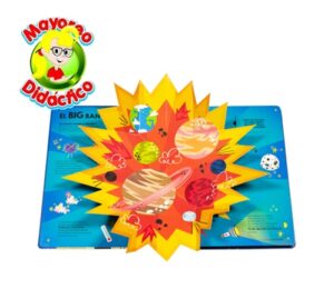 2172 *VIAJE AL ESPACIO con Ventanitas* (25x34 cm.) 16 Pág. Cartón y 3D. - Imagen 2