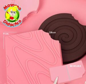 3279 *NOTE BOOK GALLETAS* (9x9 cm.) 80 Pág. 3 Diferentes. - Imagen 7