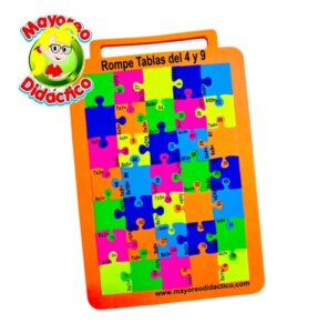 4386 *Portafolio Rome TABLAS DE MULTIPLICAR del 4 al 9* (24x30 cm.) Foamy 8 mm. - Imagen 6