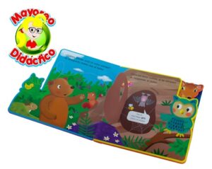 8003 *COLORES DEL BOSQUE con Ventanitas* (23x22.5 cm.) 10 Pág. FOAMY. - Imagen 2