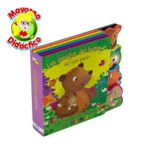 8003 *COLORES DEL BOSQUE con Ventanitas* (23x22.5 cm.) 10 Pág. FOAMY.