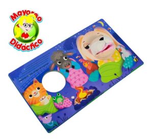 8350 *LA CONEJA DE LA GRANJA con Títere Gigante* (25x27.5 cm.) 10 Pág. Cartón. - Imagen 3