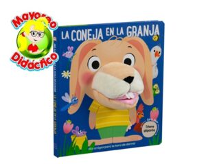 8350 *LA CONEJA DE LA GRANJA con Títere Gigante* (25x27.5 cm.) 10 Pág. Cartón. - Imagen 2