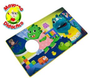 8367 *EL DINOSAURIO QUE NO QUERIA DORMIR con Títere Gigante* (25x27.5 cm.) 10 Pág. Cartón. - Imagen 2