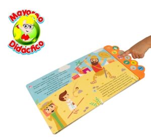 9864 *ESCUCHA Y LEE Historias de la Biblia* (29x27 cm.) 10 Pág. CARTÓN-10 Botones - Imagen 3