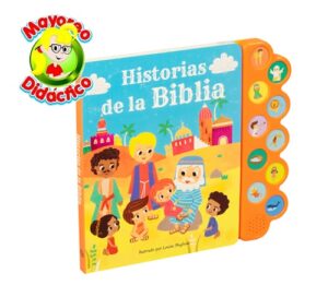 9864 *ESCUCHA Y LEE Historias de la Biblia* (29x27 cm.) 10 Pág. CARTÓN-10 Botones - Imagen 2