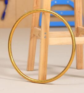 3352-M *Aro Ula-Ula MEDIANO* (50 cm.) METÁLICO COLOR DORADO - Imagen 2