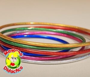 3352-M *Aro Ula-Ula MEDIANO* (50 cm.) METÁLICO COLOR DORADO - Imagen 4