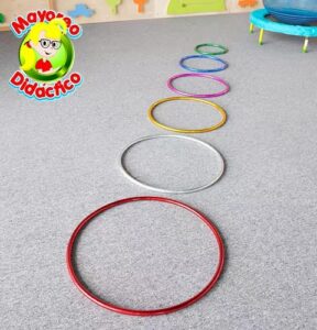 3437-M *Aro Ula-Ula CHICO* (40/45 cm.) METÁLICO COLOR DORADO - Imagen 4