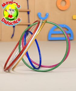 3352-M *Aro Ula-Ula MEDIANO* (50 cm.) METÁLICO COLOR DORADO - Imagen 3