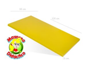 1804/5023 *Colchoneta d/Vinil GRANDE* 1 Pza. (120x60x5 cm.) AMARILLO - Imagen 2