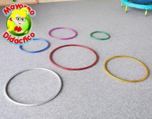 3352-M *Aro Ula-Ula MEDIANO* (50 cm.) METÁLICO COLOR ROSA - Imagen 3