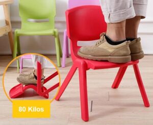 3253 *Silla Escolar Infantil Reforzada* (32x55 cm.) NARANJA - Imagen 3