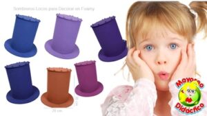 4394 *SOMBREROS LOCOS* (20x30 cm.) Individual. - Imagen 2