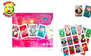 4395 *LOTERIA MEXICANA INFANTIL EN CAJA* (28x21.5 cm.) 8 Tableros+54 Barajas. - Imagen 2